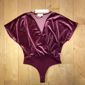 ⭐️Vaca Soon Sale⭐️ NSR Velvet Bodysuit